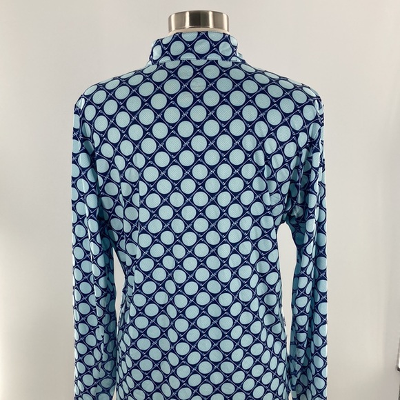 NWT SanSoleil 3/4 Zip Golf Top UPF 50 Cooling Women’s XL - Picture 4 of 10